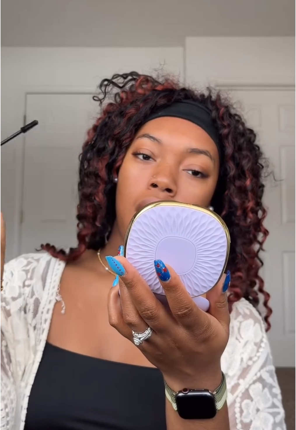 Extremely lazy girl makeup sooo yeah basically no makeup but what do we think? For skin prep I used the @Neogen_US hyal glow. This stuff has kept my face so moisturized. I love! I also used @Vanicream™ Sensitive Skin Care chefs kiss 😚  @e.l.f. Cosmetics I love love love your camo blushes! @Profusion the best mascara l've found so far! #fy #ugccreator #makeup #easymakeup #nomakeupmakeup 