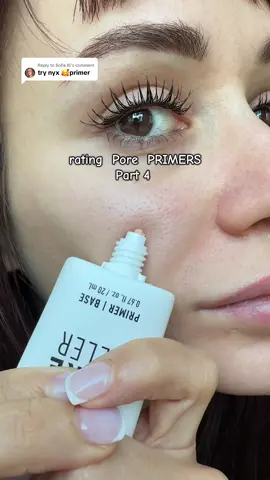Replying to @Sofia Ri after a lot of requests I tried the @NYX Professional Makeup  primer  #pores #poreprimer #primer #makeup #beauty 