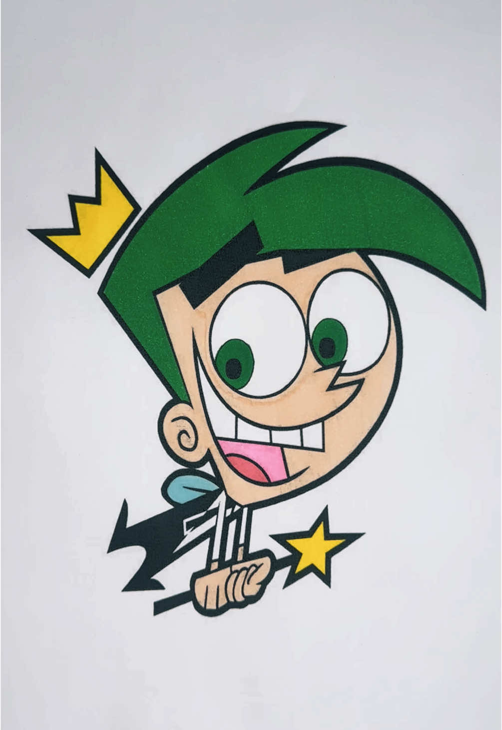 Coloring Cosmo ASMR  #cosmo #cosmoandwanda #fairlyoddparents #asmr #satisfyingcoloring #relaxingvideos #asmrsounds #colourwithme #colourtherepy 