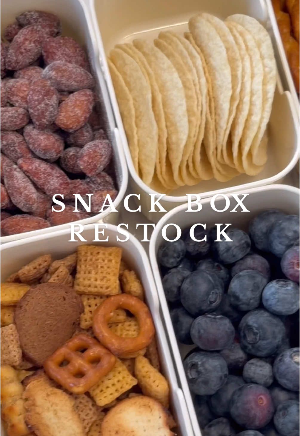 The perfect sweet & salty snack box restock 🍪🍫🥨 @The Good Crisp Company #goodcrisppartner #snack #restock #asmr #restocked #asmrsounds #organized #organization #snackideas #satisfyingvideo #snackbox #aesthetic 