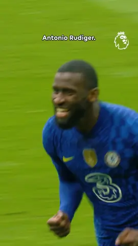Antonio Rudiger at #Chelsea 😅😱 #PremierLeague 