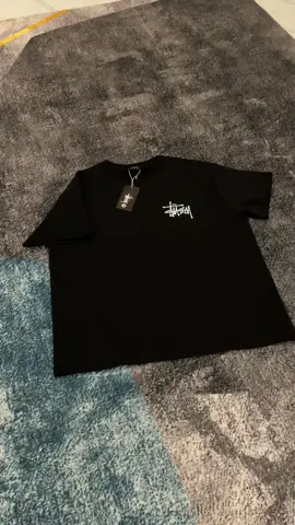 stussy plain black #fyp