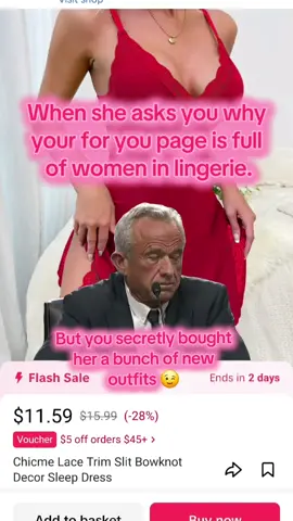 The algorithm wants what it wants and thats more lingerie for the Mrs. Click the link it won't disappoint #Meme #MemeCut #CapCut #forher #forhim #lingerie #gift #husbandwife 