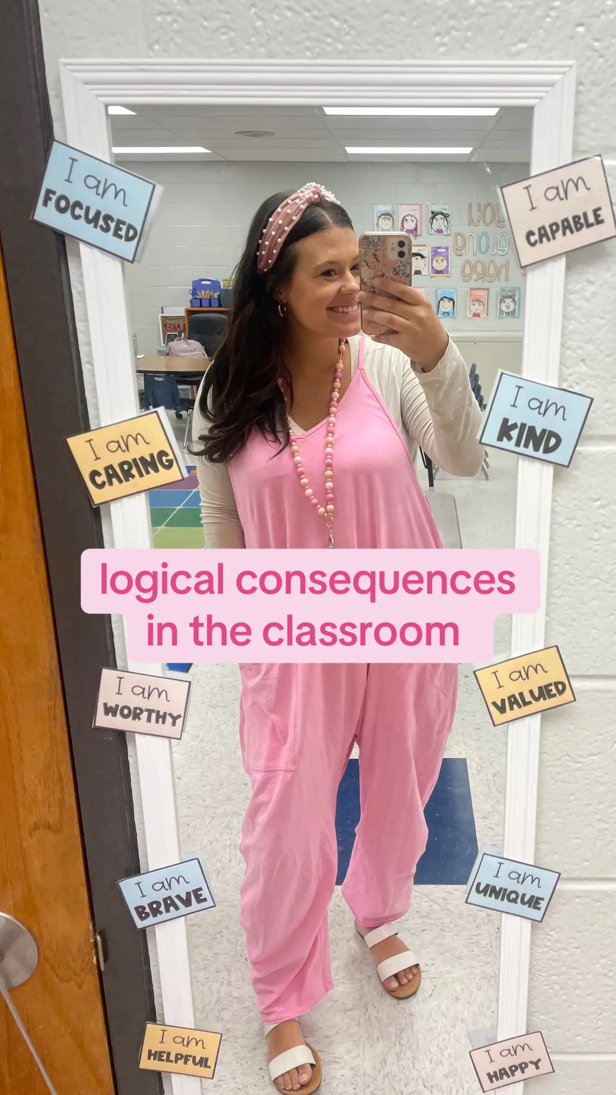 Behavior management is so tricky. If you are anything like I was before getting responsive classroom trained, you’re on your 10th new classroom reward strategy this year, all of which only work for a few weeks! it’s exhausting trying to find the new, shiny thing to use to try and entice your students to listen and do the right thing. But it doesn’t have to be so hard!  Logical consequences have completely shifted my classroom and my management. I don’t use any rewards or prizes, and don’t need to because logical consequences make sense to my students. They know that their actions affect more than just them, and that I will follow through with a logical consequence each and every time! When students know what to expect, they will rise to the occasion. Let me know if you have any questions. #teacher #teachersoftiktok #firstgradeteacher #classroommanagement #behaviormanagement #logicalconsequences 