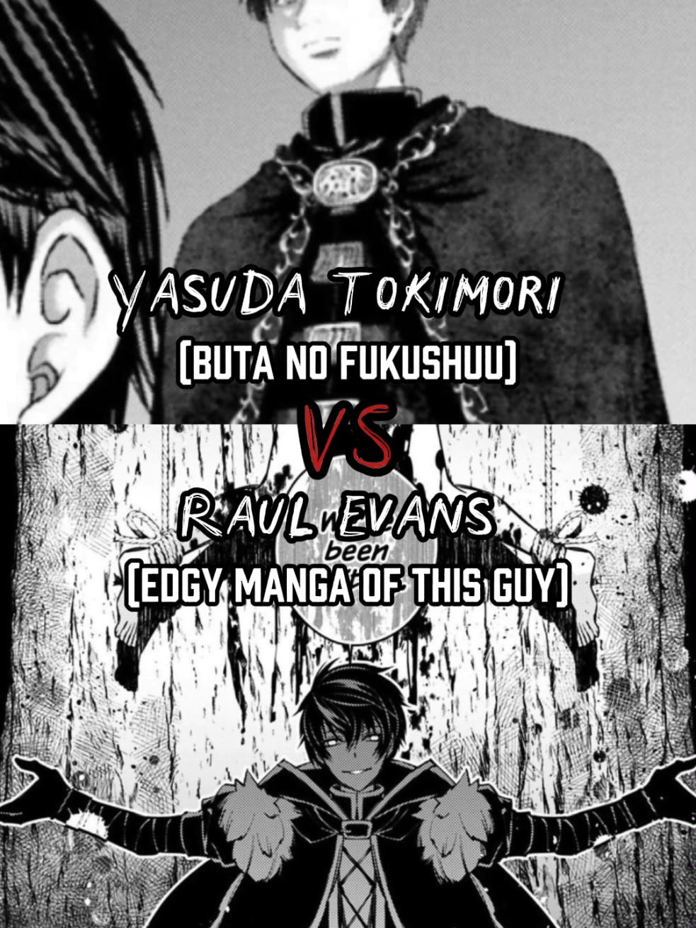 Yasuda Tokimori VS Raul Evans  Raul Evans is a Real Fooder #raulevans #thedarkmassacreofthevengefulhero #raulevansrevenge #vs #butanofukushuu #yasudatokimori #isekai #edit