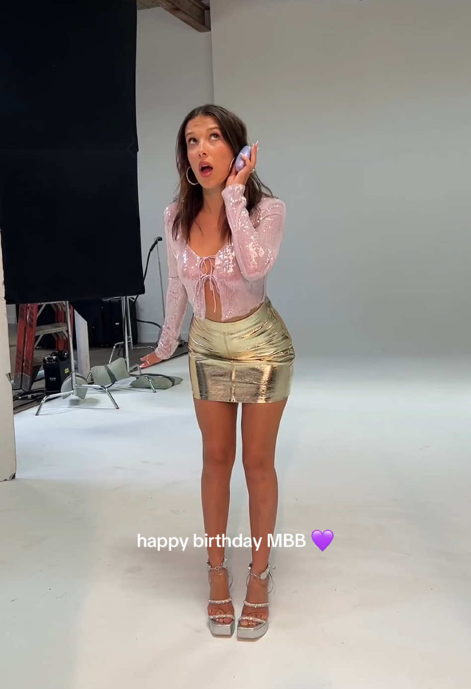 happy birthday to our flo queen! 💜 celebrate with us and get mill’s fave acne patches for $5 today only 🤭 #florencebymills #milliebobbybrown 