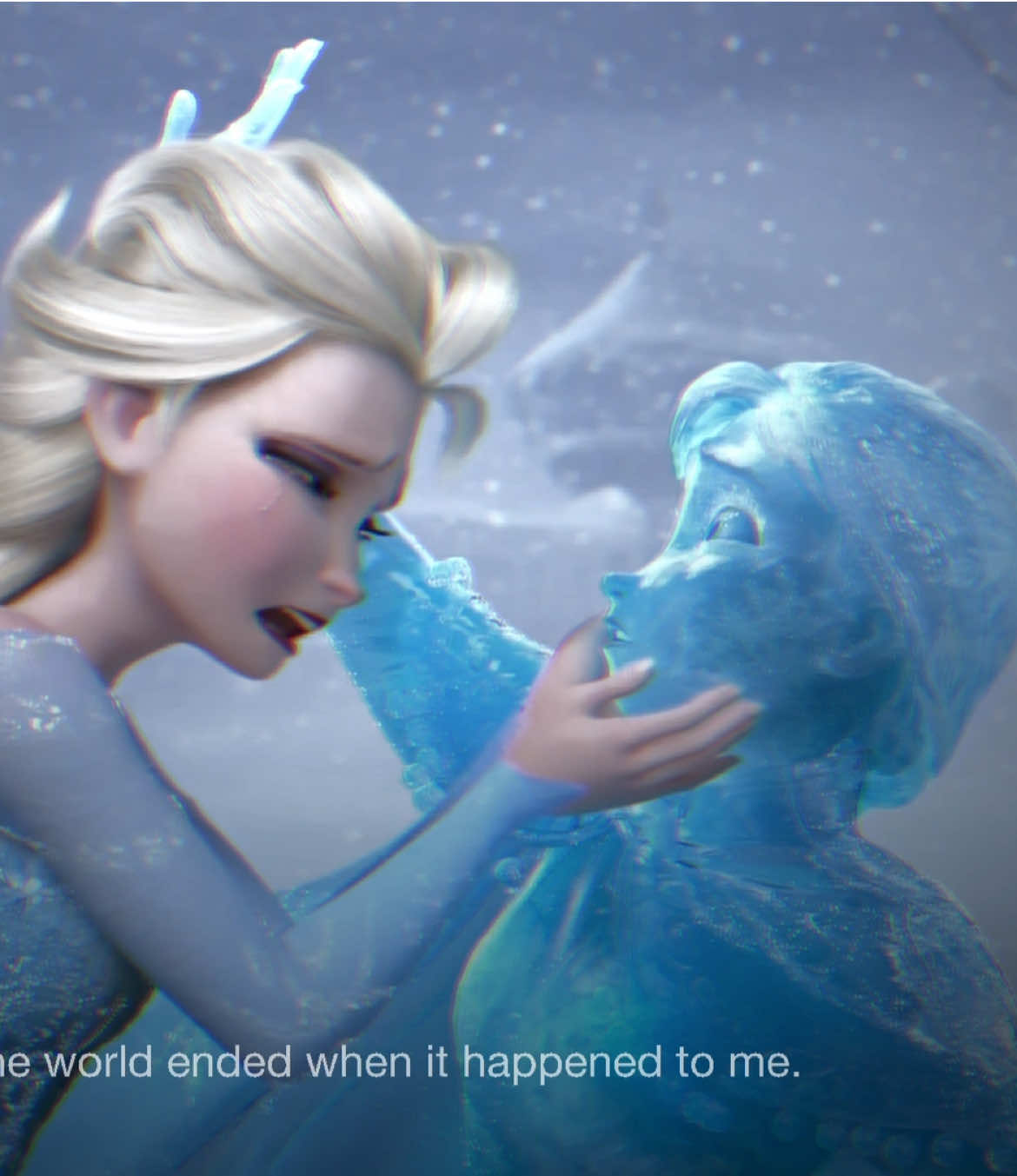 stuck here like me. #frozen #elsa #anna i love ur music! @sydney rose 🌙 