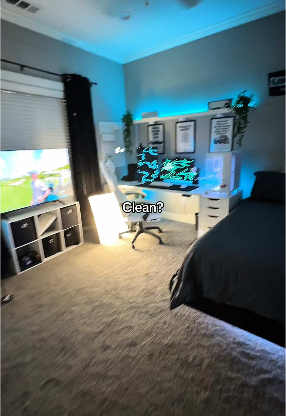 The light fell🙃 #gtpcs #GamingSetup #room #fyp #setup #boyroom #cleanroom
