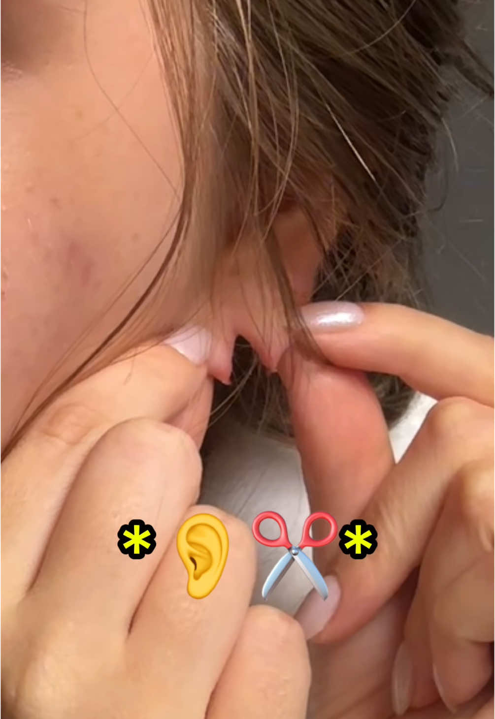 ME LASQUEI! Será que tem conserto? 🤦🏼‍♀️👂#fypシ゚ 