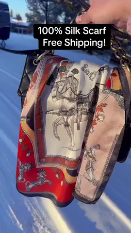 100% Silk Scarf. Free shipping available now! #SilkScarves #LuxuryFashion #SilkScarf #silk #ScarfStyle #luxuryforless 