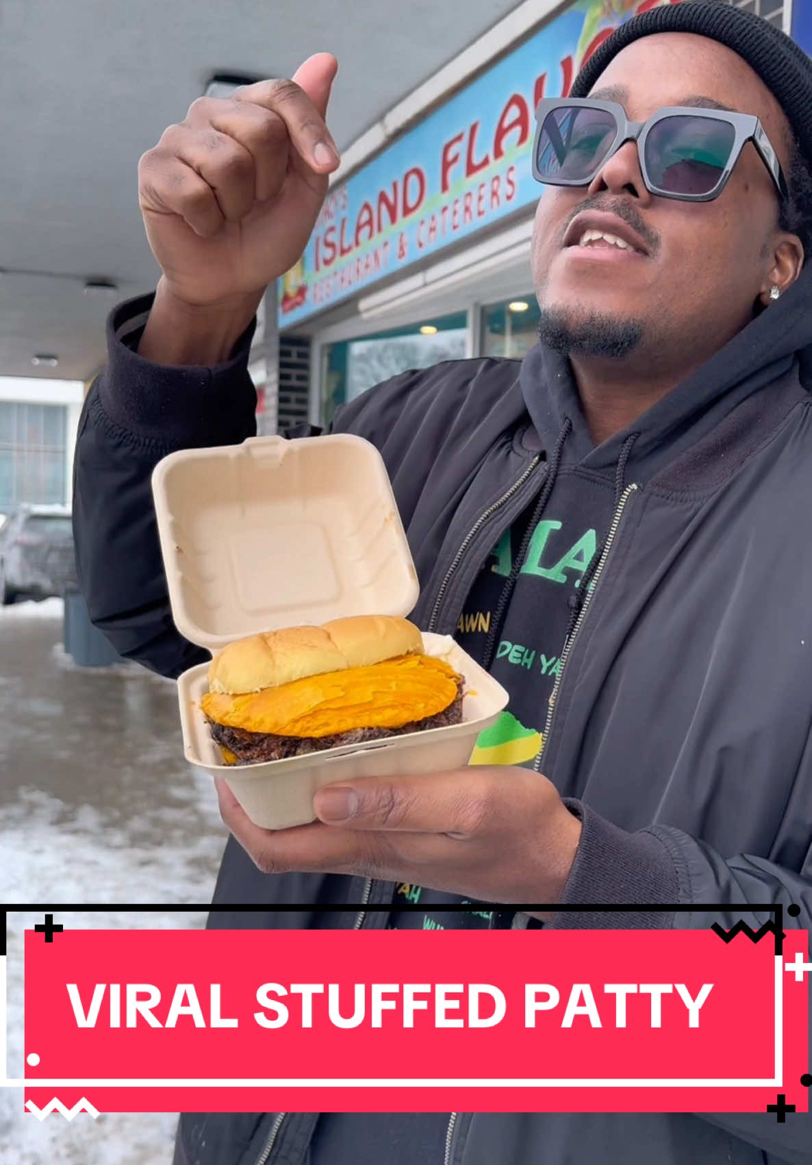 Got to try the most viral stuffed patty in toronto with @Oxtailpapi  The oxtail stuffed patty was really a hit 🎯 but I won’t lie, that Jerk Chicken poutine with the side hot sauce really touched my soul even though the cheese couldn’t pull after stepping outside in the cold, but definitely worth it.  📍3007 Sheppard Ave E, Toronto, ON M1T 3J5 #Foodie #foodblogger #torontofood #jamaicanfood #patty #FoodLover #foodreview #caribbeanfood