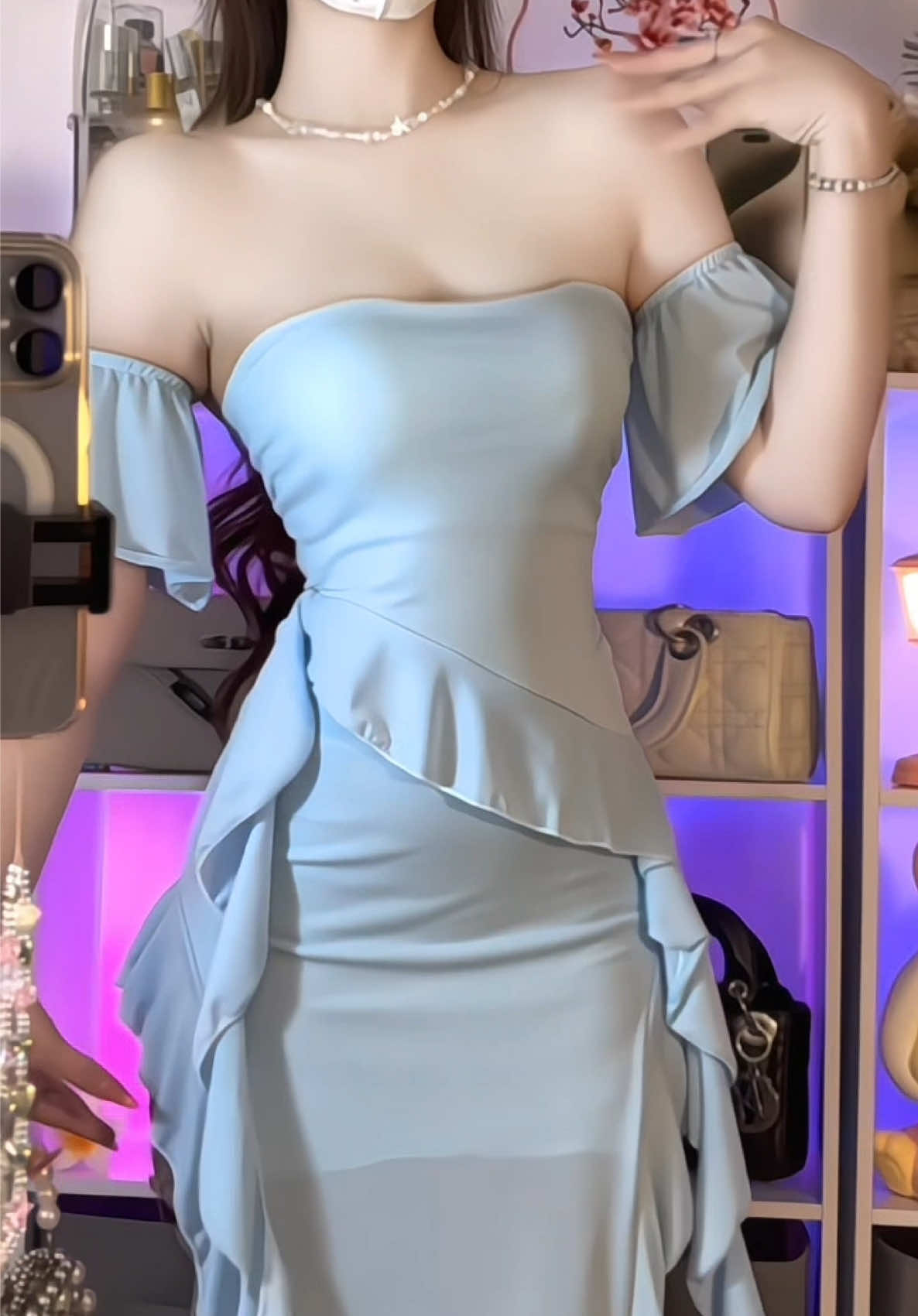 Slay chưa mấy người đẹp🤭 #dambody #damxinh #phoidoxinh #anvyboutique #outfit #fashiontiktok #macdepmoingay #goclamdep #xuhuong #fyp 