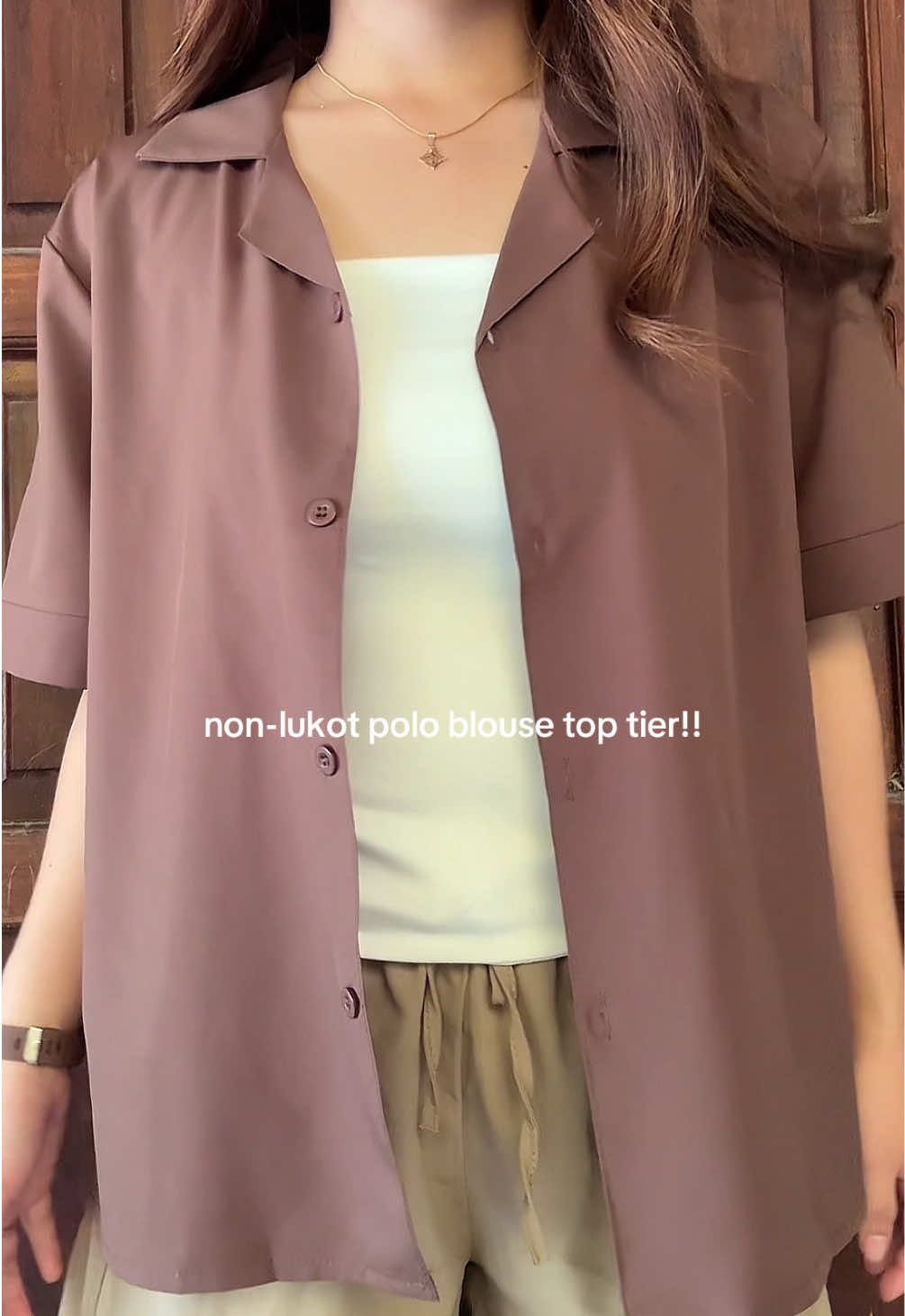 teh ₱100+ lang yan   #polo #poloblouse #fypシ゚viral 