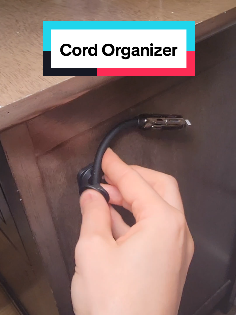 So useful.  #cablemanagement  #cordorganizer  #phonecharger #deskaccessories  #phoneaccessories  #cable #cord #office 