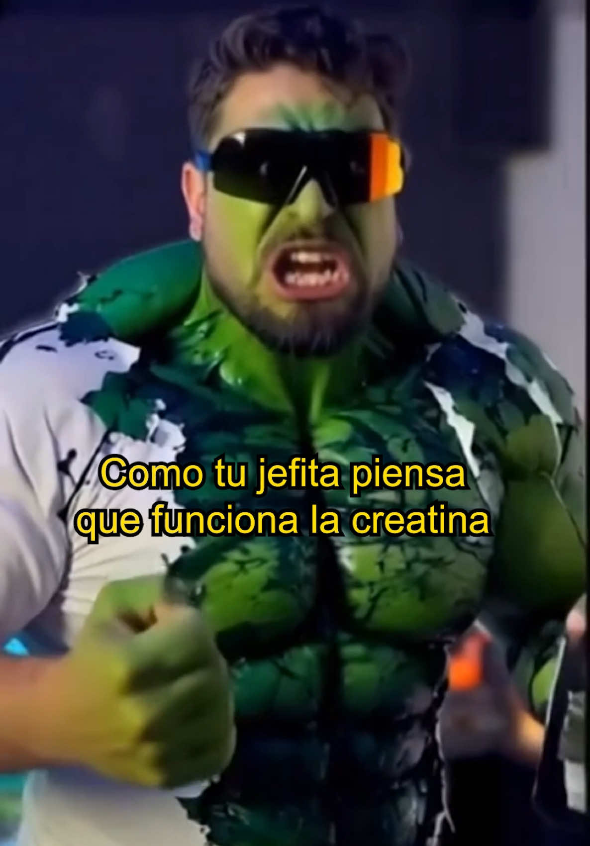 Como piensa que funciona la creatina tu jefita #humor #gymmeme #gym #gymhumor 