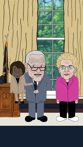 Chuck Schumer wants Elon Musk to stop investigating social security #comedy #animation #adultswim #sketchcomedy #satire #cartoon #albarry #funnycartoon #albarryshow #elonmusk #doge #trump 