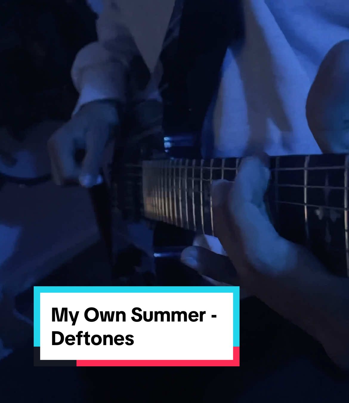 My Own Summer - deftones #deftones #myownsummer #guitar #guitartok #guitarcover #electricguitar #coversong #tik #tok 