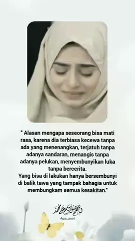 Dan ketika mati rasa itu sudah pada puncaknya, yg tersisa hanya lah diam, tenang dan membiarkan semuanya berjalan meski tidak lagi seperti yang dia harapkan🥀 • • • #quotes #quotestory #quotesaesthetic #hijrah #muslimah #reminder #katakata #katakatabijak #katahati #wanita #wanitamuslimah #matirasa #kecewa #💔 #foryou #fyp #fypviralシ #reels #masukberandafyp #xybca #4u #4upage #tik_tok 