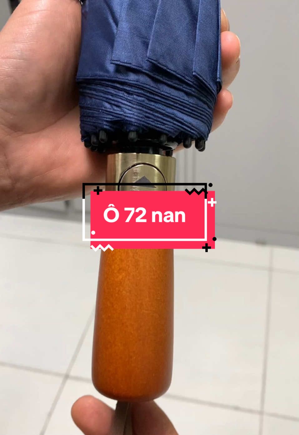 Ô tự động cán gỗ 72 nan chất lượng #ohioumbrella #ôchenắng #ôchemưa #dutudong #dugapgon #ôgapgon 
