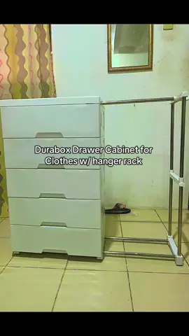 Yuumi Durabox Drawer Cabinet for Clothes w/ hanger rack 🤗 😎 very easy to assemble and very fast delivery 🗃️#durabox #plastic #clothesstorage #cabinet #house #CapCut #aesthetics #trendy #organizer #fy #fyp #fypage #trendy @Yuumi Store vn 