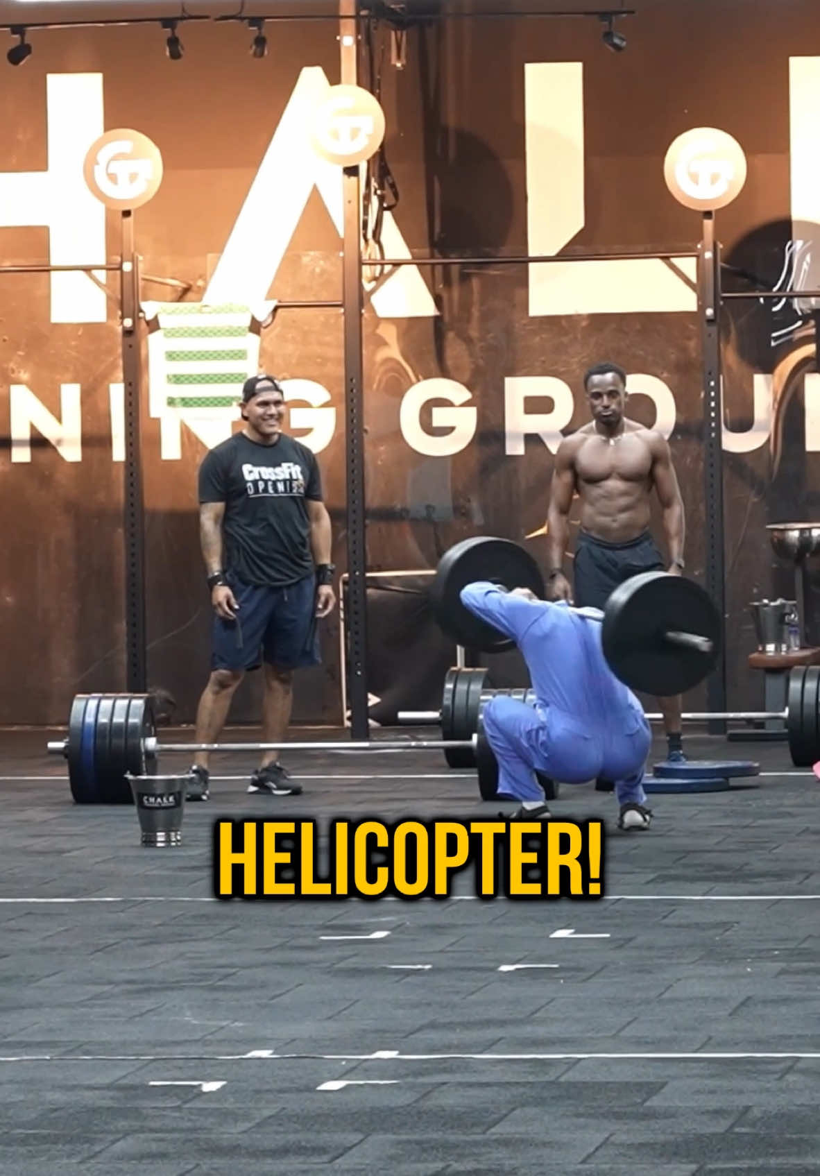 Really sorry for annoying, but I like CrossFit 🤭 #anatoly #gym #prank 