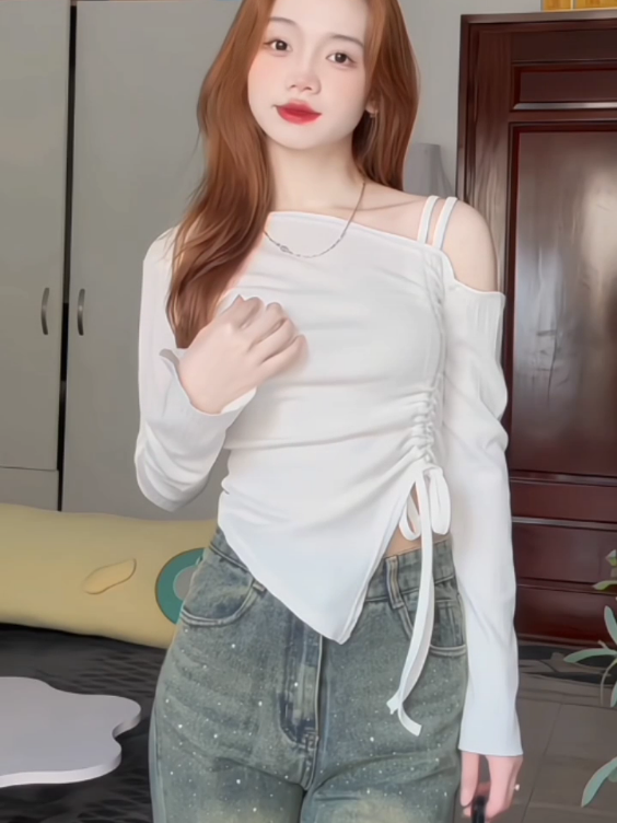 Lengan panjang pita coquette , rekomendasi atasan girls feminim (⁠｡⁠♡⁠‿⁠♡⁠｡⁠) #coqquete #lenganpanjang #atasan #atasanwanita #knit #outfitinspo #outfithijab #outfitideas #cuantanpabatas #racunshopee #racuntiktok #OOTD #wibgajian #gilagilajualan #fyf #longsleeve #knit #knitwear 