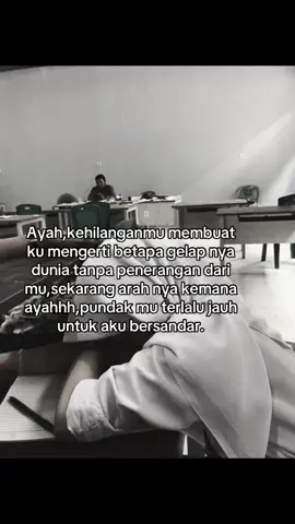 Aku butuh pundak mu ayah🥹#fyp #masukberandafyp #katakata #ayah 