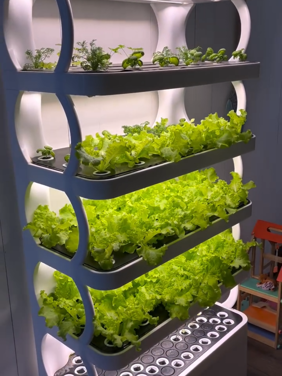 Huerto Inteligente EcoHydro PRO 🌱👨🏻‍🌾🇨🇱 encuentranos en www.ecohydro.cl #huerto #hidroponico #organico #ahorroagua #automatizado #cultivaencasa #chile