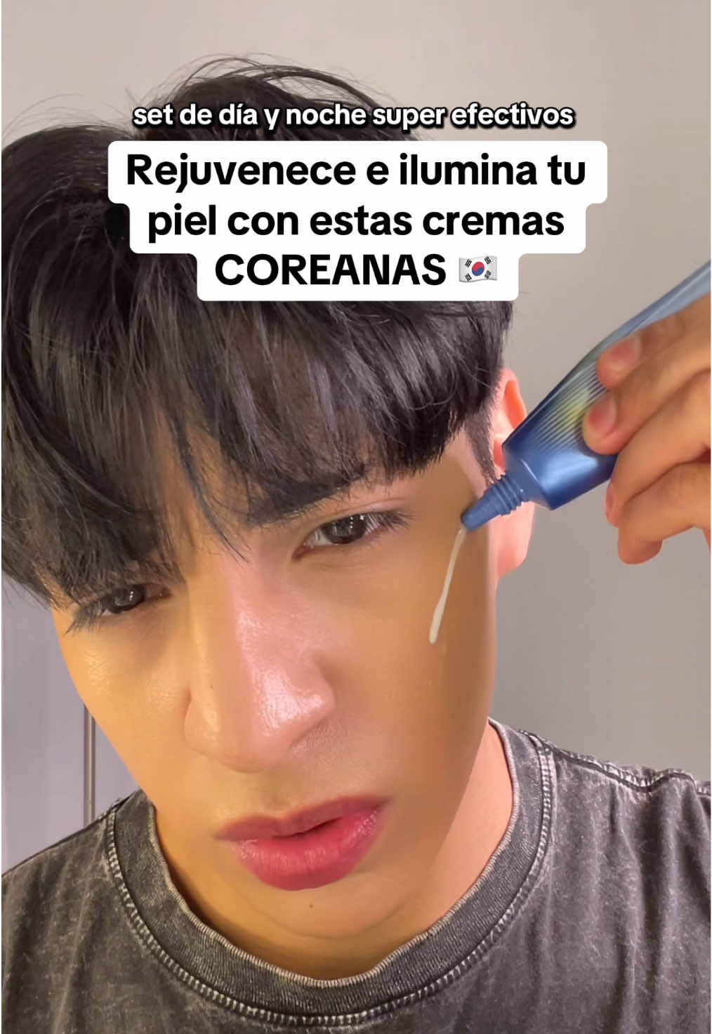 Cremas coreanas antiedad y piel luminosa🧏‍♀️😍 #corea #skincare #antiage #wrinkles #glassskin #coreano #koreanskincare 