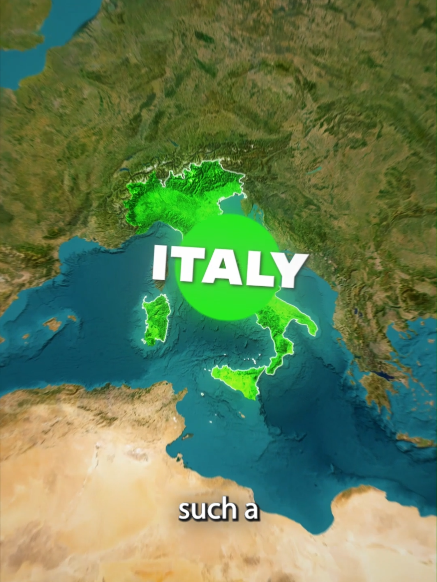 Italy, a European country with a long Mediterranean coastline, has left a powerful mark on Western culture and cuisine but how big is italy? . . . #mapping #geography #maps #italy #italy🇮🇹 #sicily