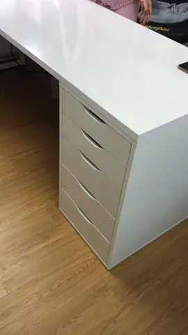 Setup bàn ikea chữ L 2 tủ cho khách, ship lắp tận nhà ở HN ạ#bàn #banikea #banikeahanoi 