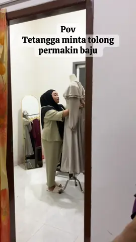 Sapa yang suka gini angkat tangan lu ? 🙋 #penjahit #penjahitonline #baju #gamis #abayastyle #fyppppppppppppppppppppppp #gaun #dress #penjahitkebaya #belajarmenjahit #fypage #fypp 