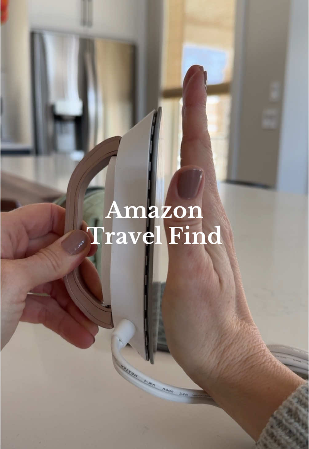 Amazon Travel Find. Linked in my Amazon Shop under TRAVEL! Probably the world’s smallest iron so it will take up hardly any space in your bag. It comes with a travel pouch and a heat resistant mat. #amazonfinds #travelgadgets #travelfinds #amazontravel #amazonmusthaves #amazonfavorites #amazonfavorite #amazongadgets #founditonamazon #amazongadget #amazonhome #amazonhomefinds #travelhacks 