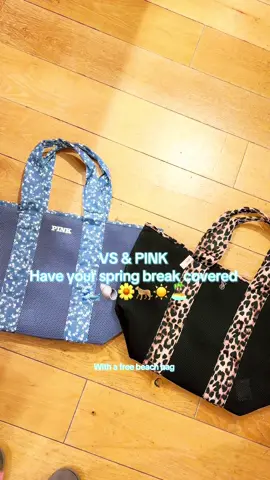 Follow for more ❤️ FREE gift when you spend $100 💙 starts TODAY ! Run into Victoria’s Secret or pink for th cutest beach bags #victoriassecret #vspink #gwp #giftwithpurchase #swimsuits #vspinkhaul #victoriassecrethaul #leopardbag #beachbag #springbreak #workingretail 