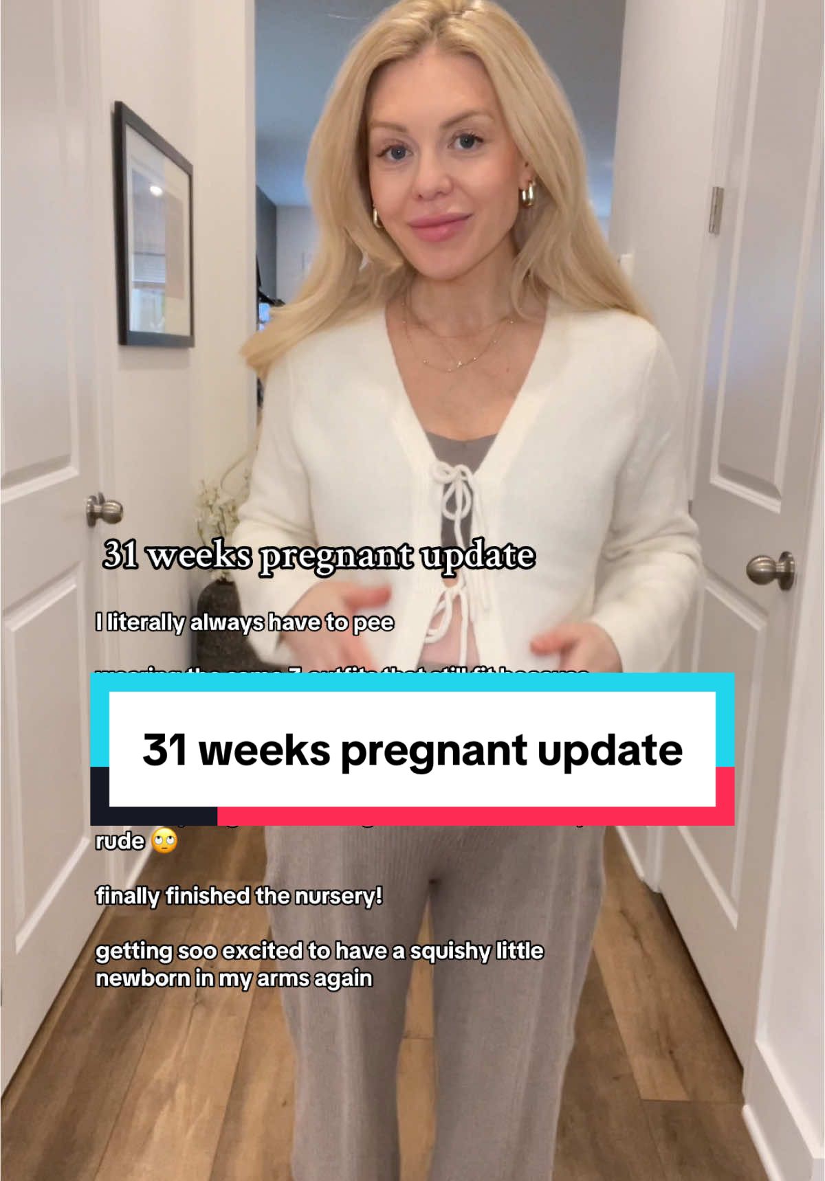 #pregnancytiktok #pregnancyjourney #thirdtrimester #3rdtrimester #pregnancydiary  #31weekspregnant 