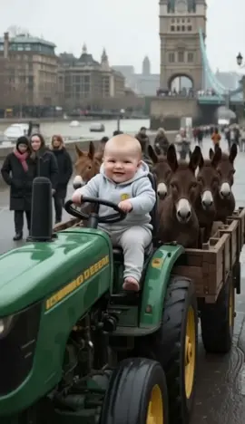 funny babies and donkeys #babytiktok #fattybaby #babyai #babylaugh #babylaughing 