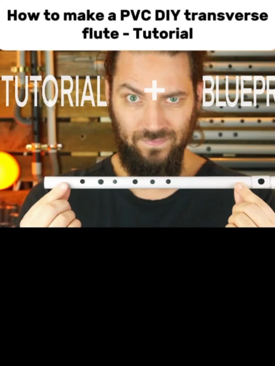 Want to Learn how to transverse flute? How to make a PVC DIY transverse flute - Tutorial ✅ ..... #howto #learn #whistle #transverseflute #trick #tricksandtips #viral #tiktok #trending 