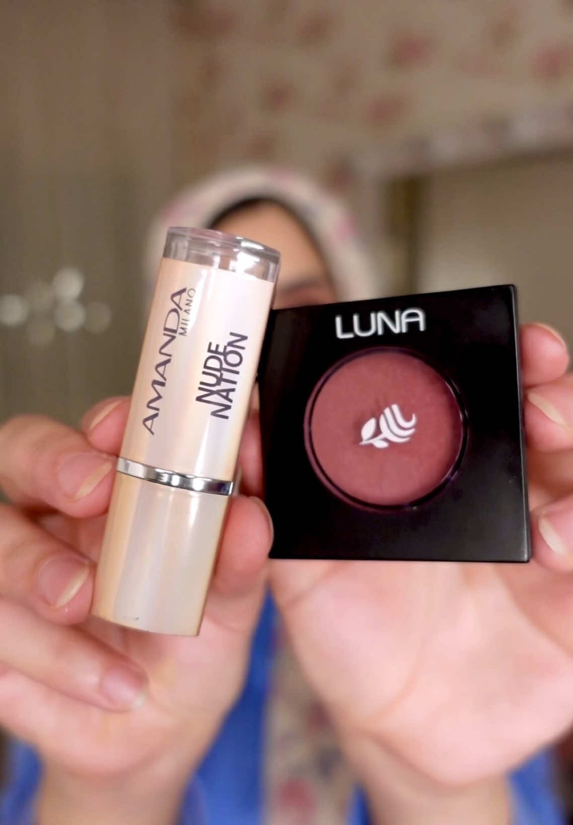 Luna Blush - 505  Amanda Lipstick- 07 جربوهم سوا و قولولي حبيتوهم ولا لا 😍 #tiktok #explore #tiktokviral #viralvideos #recomendation #beauty #viral #makeup #makeuptutorial 