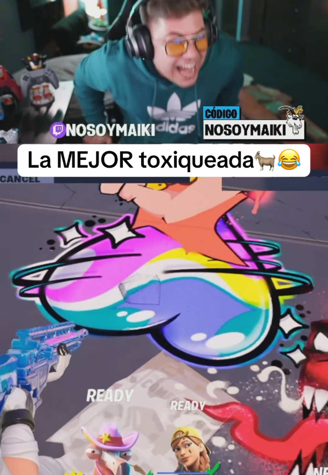 Es la CABRA🐐😂// #fortnite #fortnitestreamer #gamerentiktok #parati #humor #fyp #fortniteclips #fortnitememes #epicgames #epicpartner #gamer #gaming 