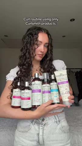 My full curl routine using @Curlsmith products. My curls are so soft and smell amazing! AD #curlsmith #curlyhairroutine 