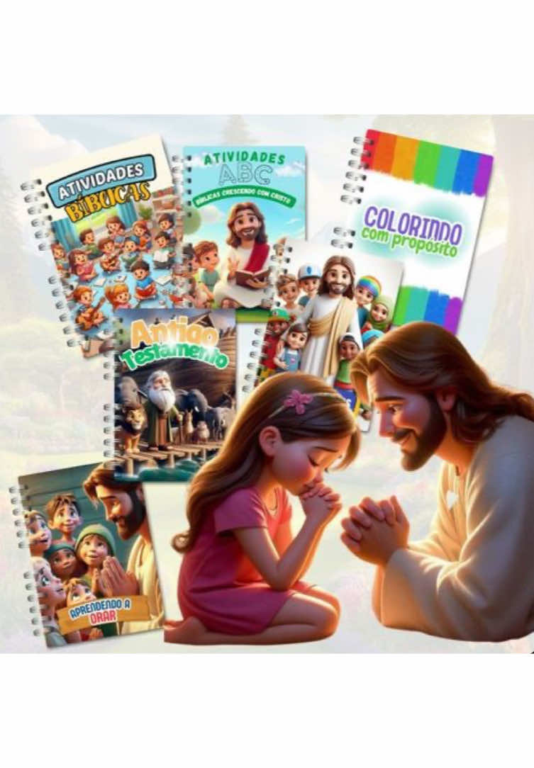 Paz do senhor meus irmãos  Bora aproximar nossos filhos e alunos da Palavra de Deus!  ✅Com o KIT Infância Cristã, você terá mais de 600 atividades bíblicas que vão ajudar seus pequenos a aprender sobre a fé de forma divertida tudo em PDF para você apenas imprimir  ✅Enquanto os desenhos animados podem distrair, as atividades bíblicas plantam sementes eternas nos corações das crianças. ✅Histórias da Bíblia para colorir ✅Atividades para ensinar valores cristãos ✅Jogos que entretêm e educam Tudo o que você precisa para nutrir a fé dos seus filhos e alunos  de uma forma envolvente e longe das telas! 📲 Adquira o KIT e veja como eles podem aprender e crescer com Jesus!  Segue o link abaixo 👇🏻👇🏻 https://kiwify.app/LcQN3QF #familia #education #educacaoinfantil  #jesus #Deus 