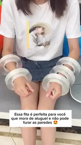 Kit Fita Magica Dupla 3M/5M Face Super Forte Lavável Gel Auto Colante Lucky Bazar