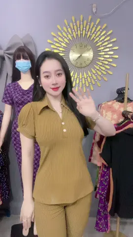 Màu dưa cải mấy c ơi#dobomacnha #xuyếnđồbộ #quầnáo #đồbộ #xuhuong 