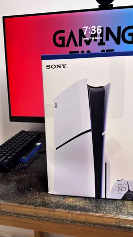 Unboxing de Ps5 Slim version de disco #ps5 #gaming #fypシ #satisfying #gamer #asmr 