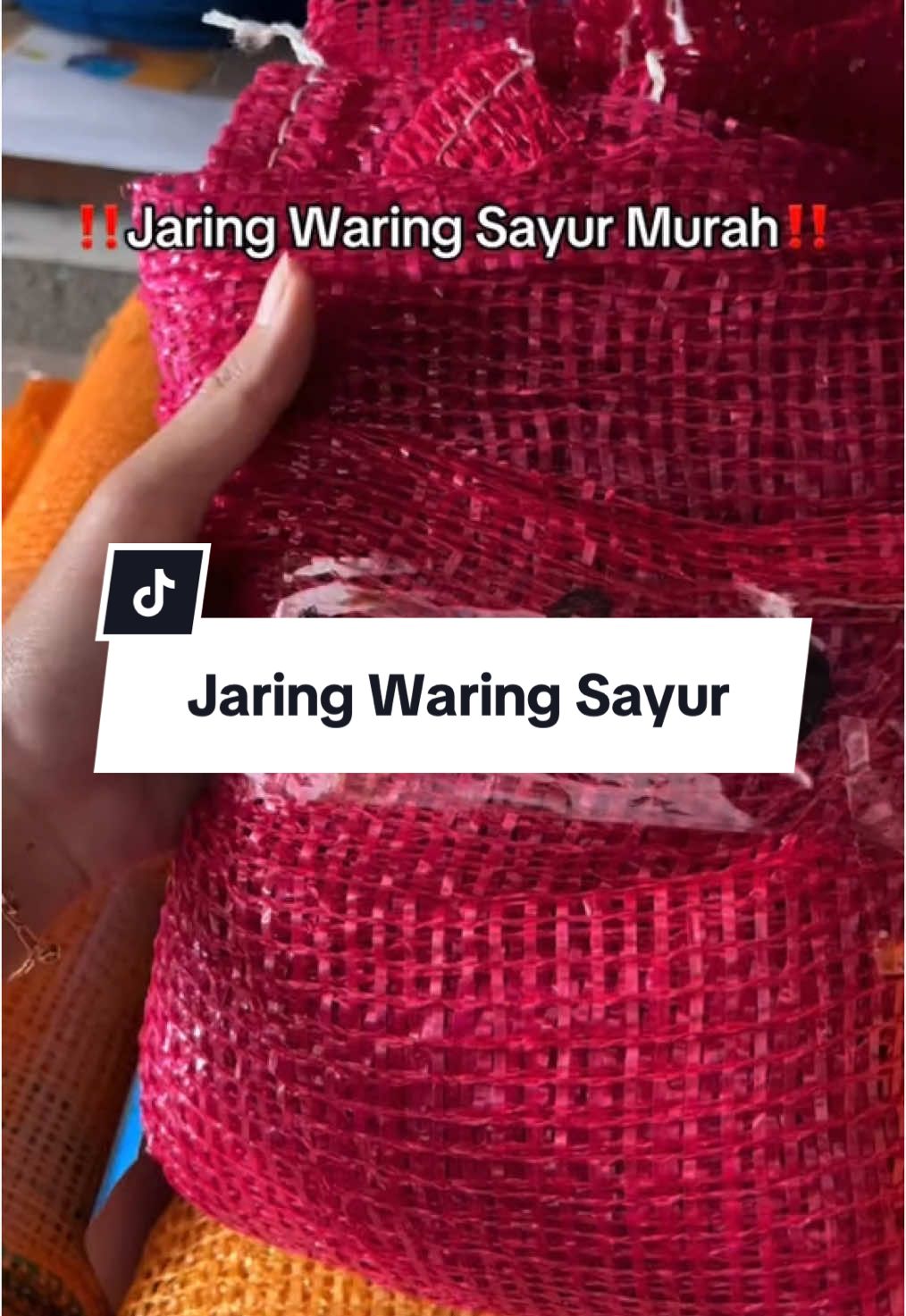 jaring waaring sayur tersedia banyak ukuran dan warna #waringsayur #karungbrambang #karungkentang #petaniindonesia🇮🇩🇮🇩🇮🇩🌿🌿 #petanimuda #petanimilenial 