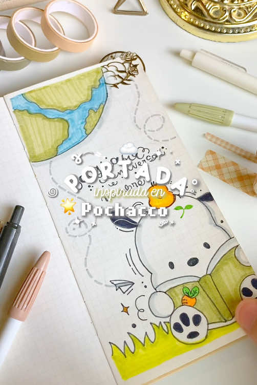 Idea de #portada bonita inspo. #pochacco 🌟🌱 Que otras ideas debería hacer? 🫶🏻 #separadores #portadasbonitas #sanrio #Anime #Aesthetic #pyf #xyzcba #school #sanriocore #studytok #parati #fyp 