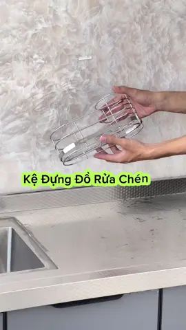Kệ đựng đồ rửa chén cực tiện lợi #hobbyhomedecor  #kedungdoruachen #nhabepdep #krc13