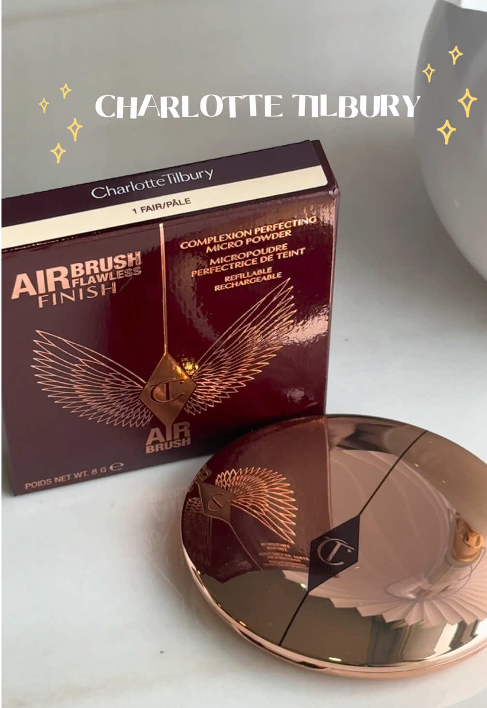 Phấn phủ nén CT giúp che phủ, kiềm dầu và làm sáng đều màu da rất uki nhaa 💯 #charlottetilbury #airbrushflawlessfinish #phanphu #makeup #imbecosmetics #phanphucharlotte 