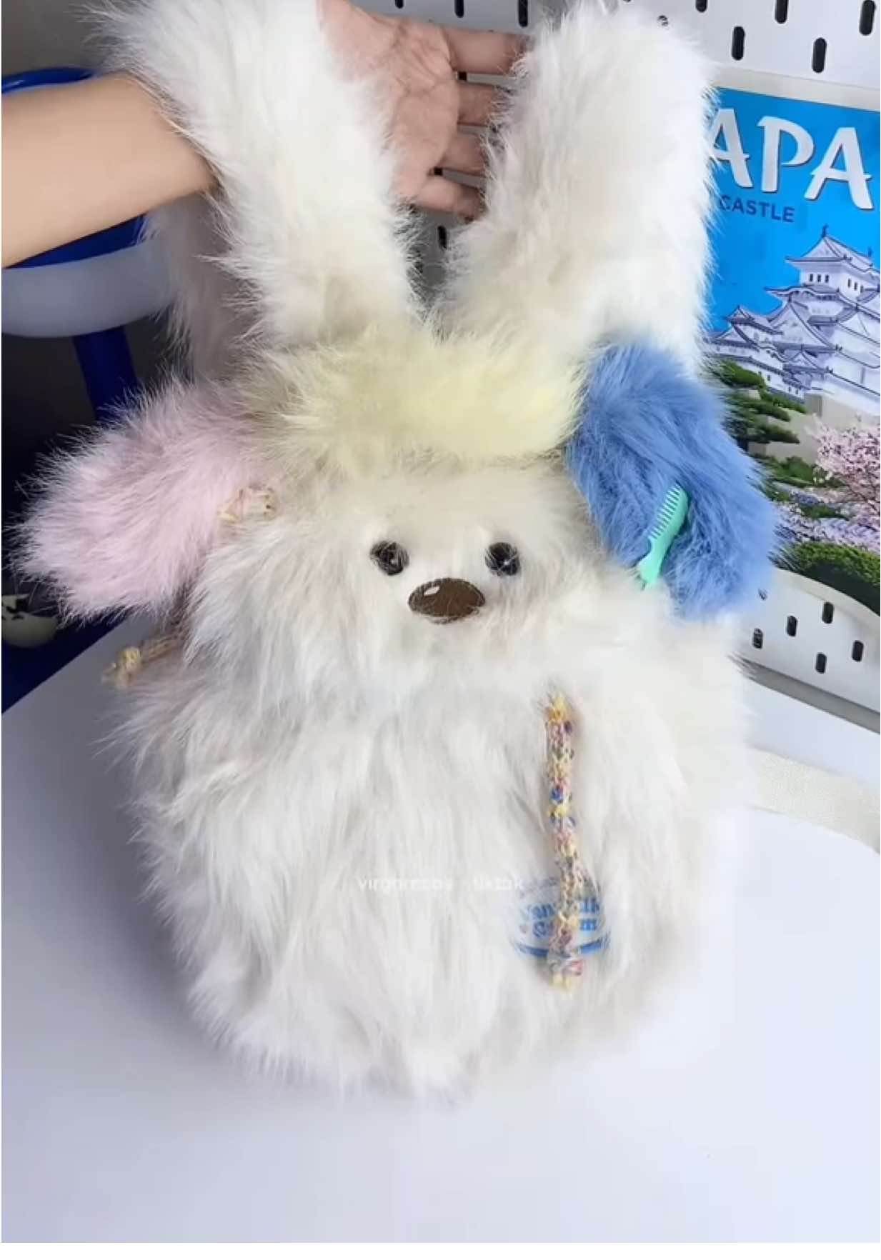 new vanwalk bag 🧚 sooo fluffy!!  #backpack #bag #vanwalkbag #viral @Vanwalk_PhilippinesOfficial  