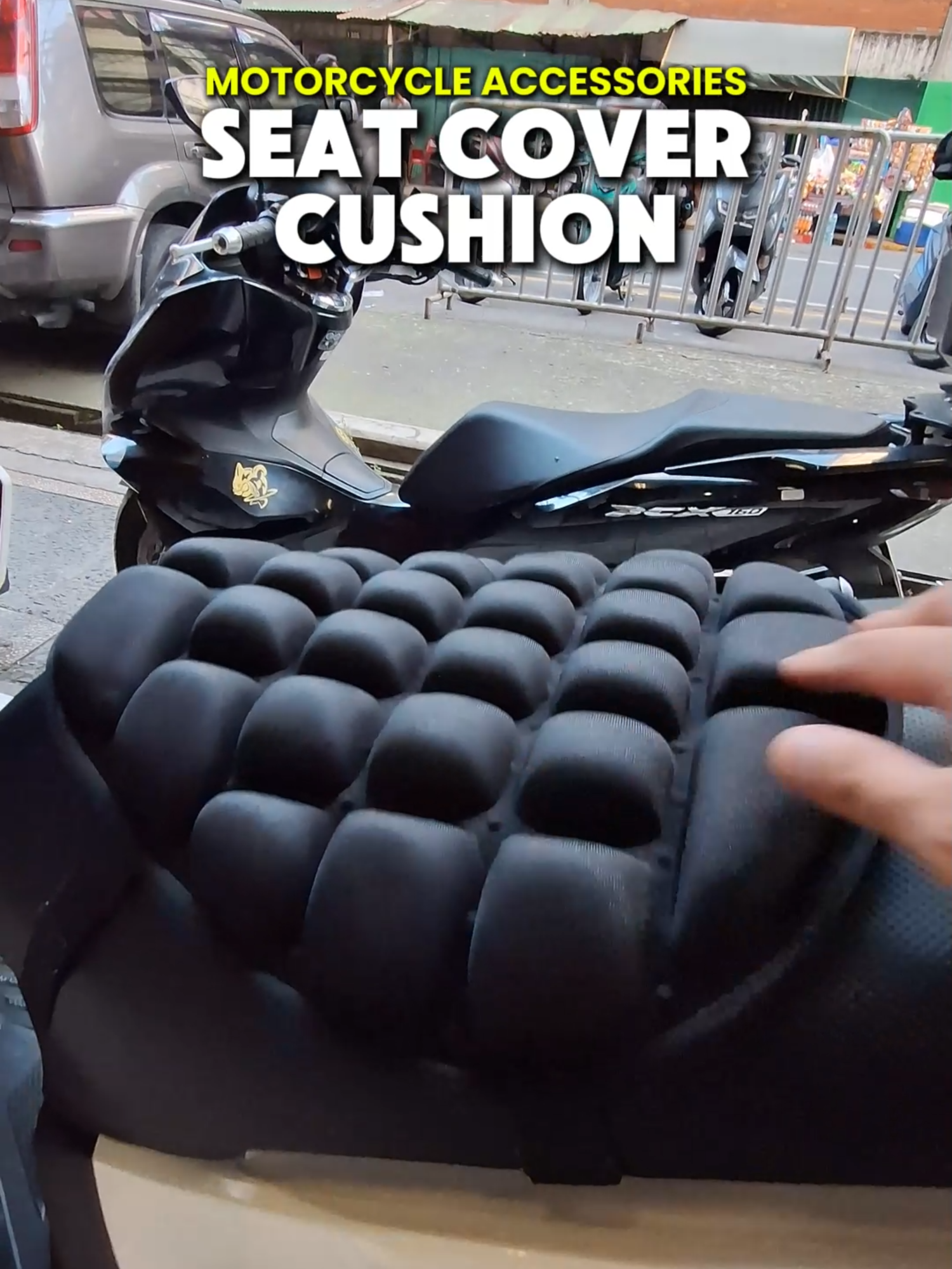 Motorcycle Seat Cover Cushion Pad #motorcycleaccessories #motorcycle